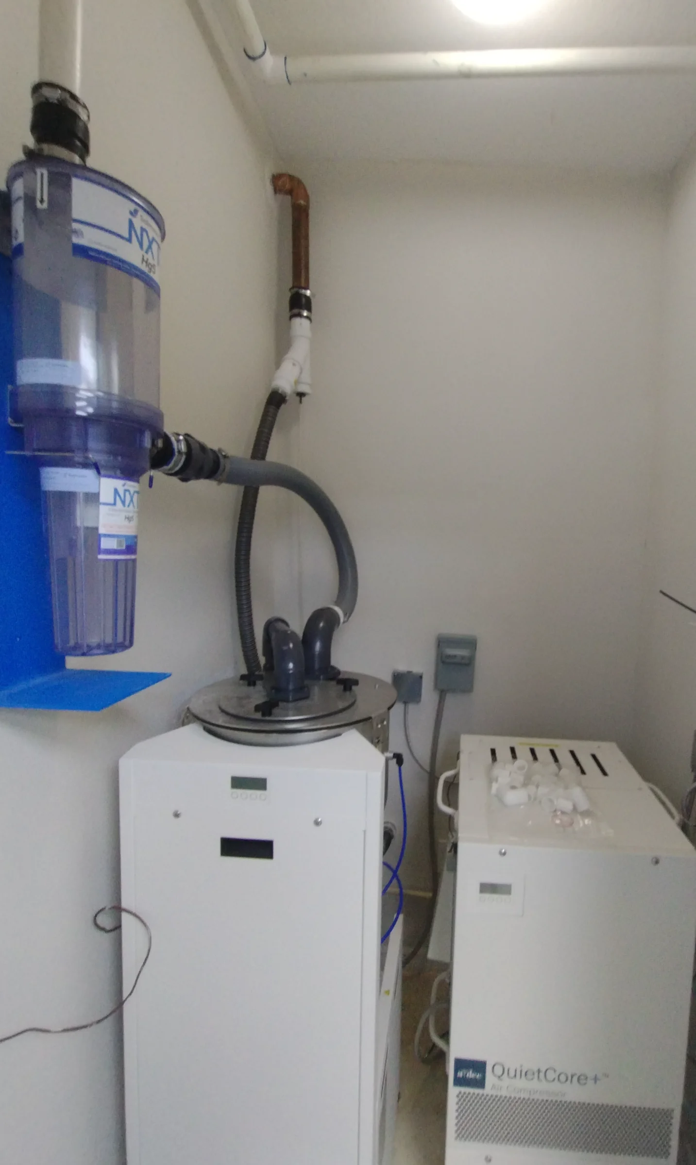 Copper Pipe Installation for Dental Vacuum System - Tampa FL Core Drilling Services