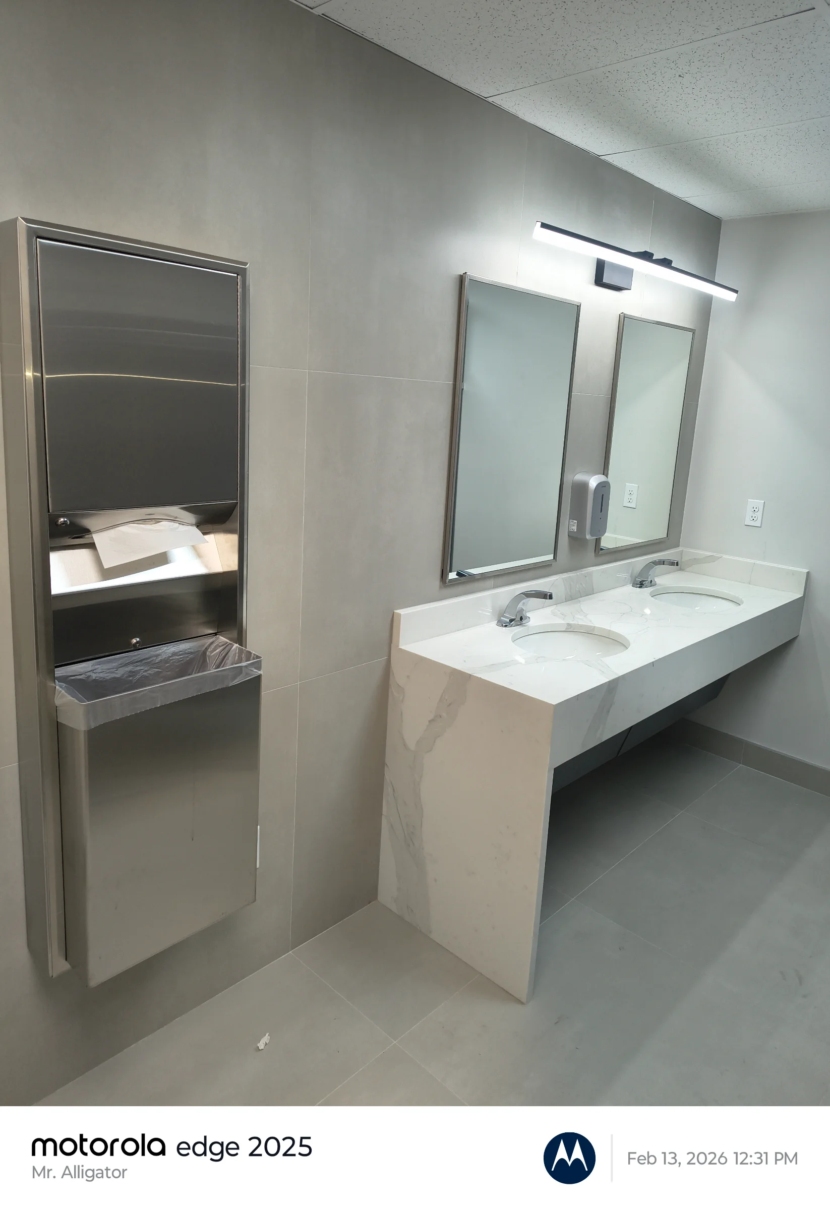 Commercial Restroom Plumbing and Tile Renovation